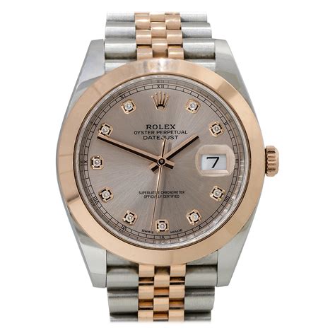 rolex rosa con diamanti